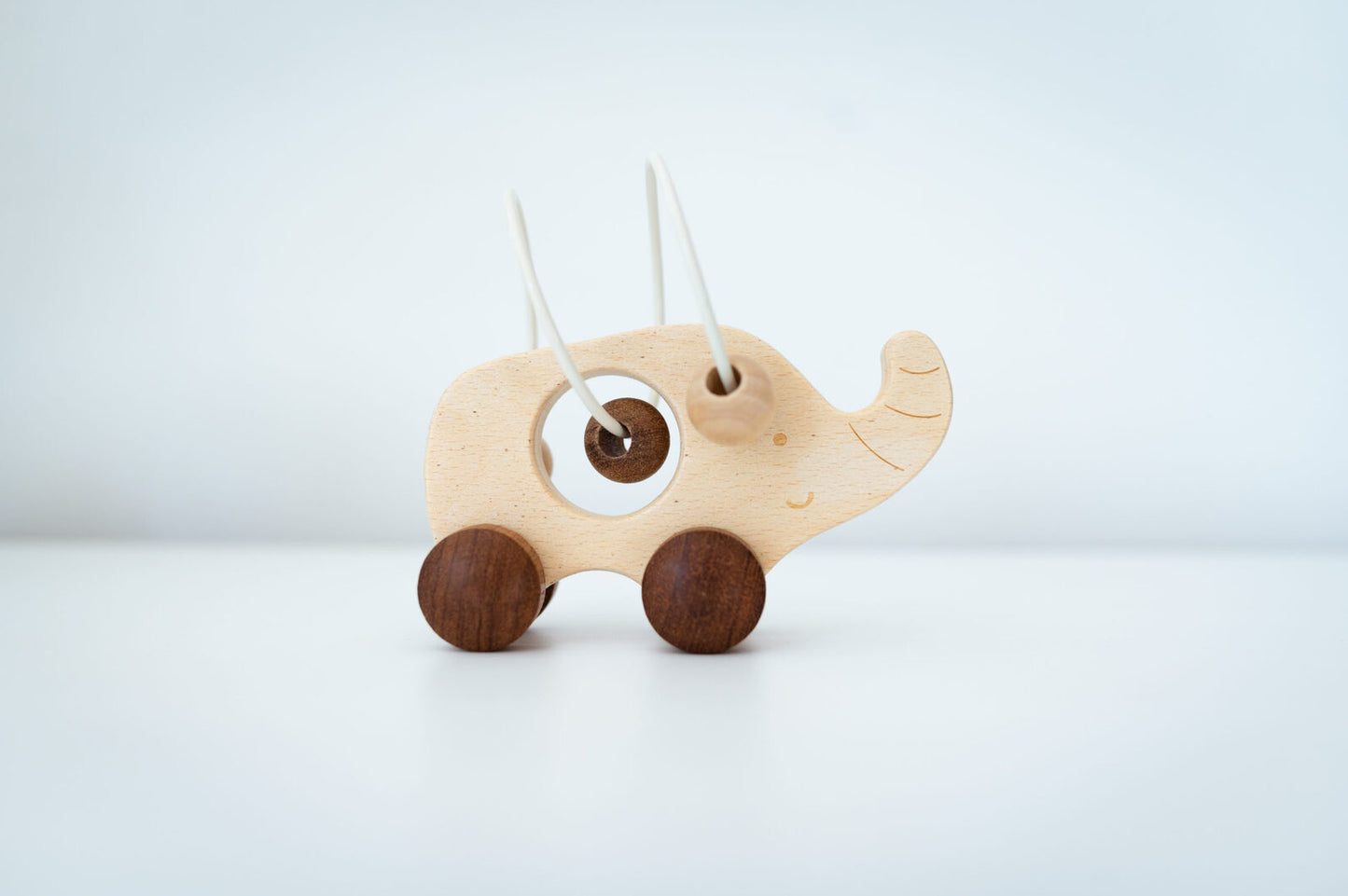Wooden Rattle Elephant1