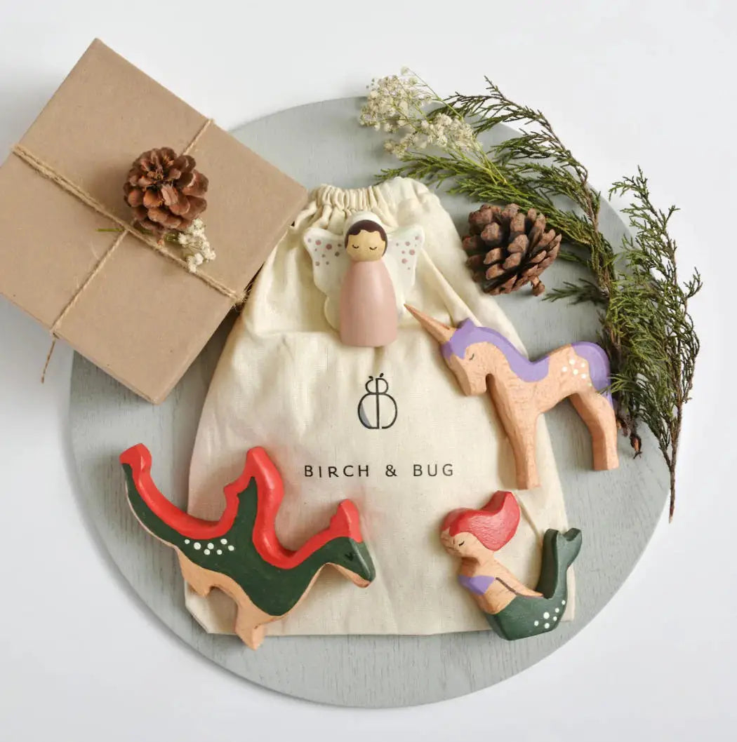 BIRCH MYSTICAL CREATURES SET OF 4 – (4)