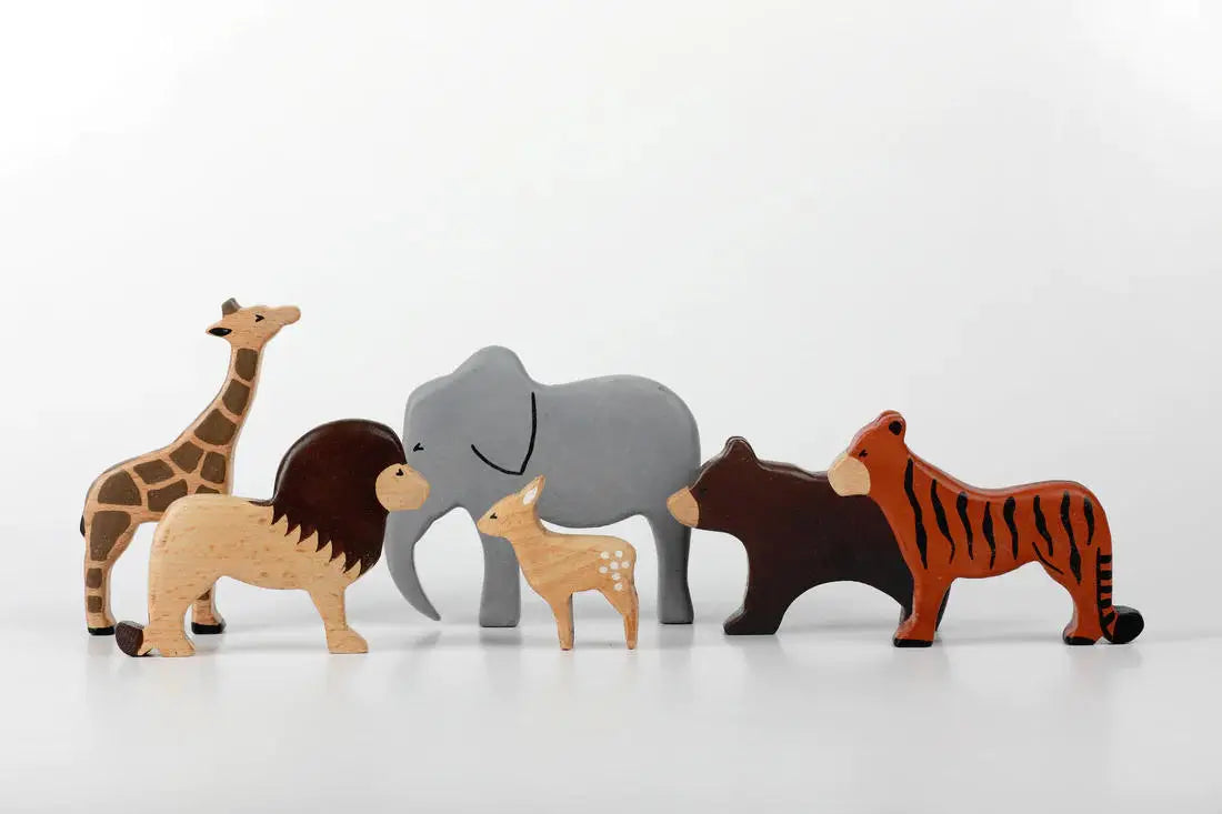 BIRCH WILD ANIMALS SET OF 6 (2)
