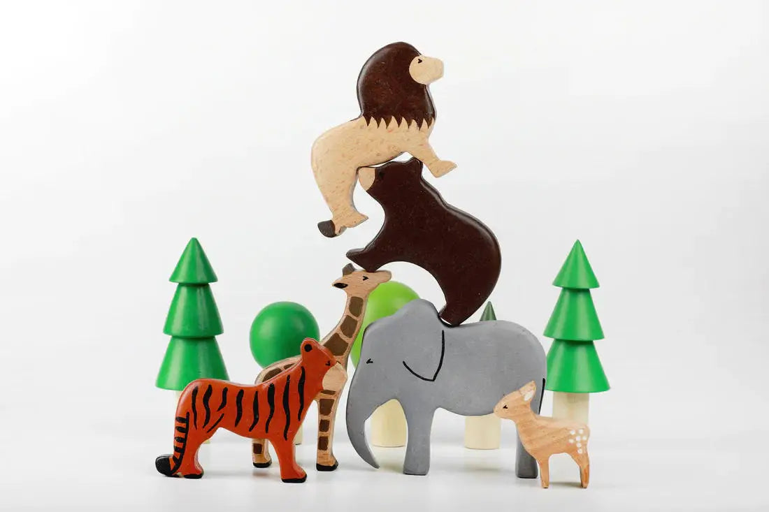 BIRCH WILD ANIMALS SET OF 6 (3)