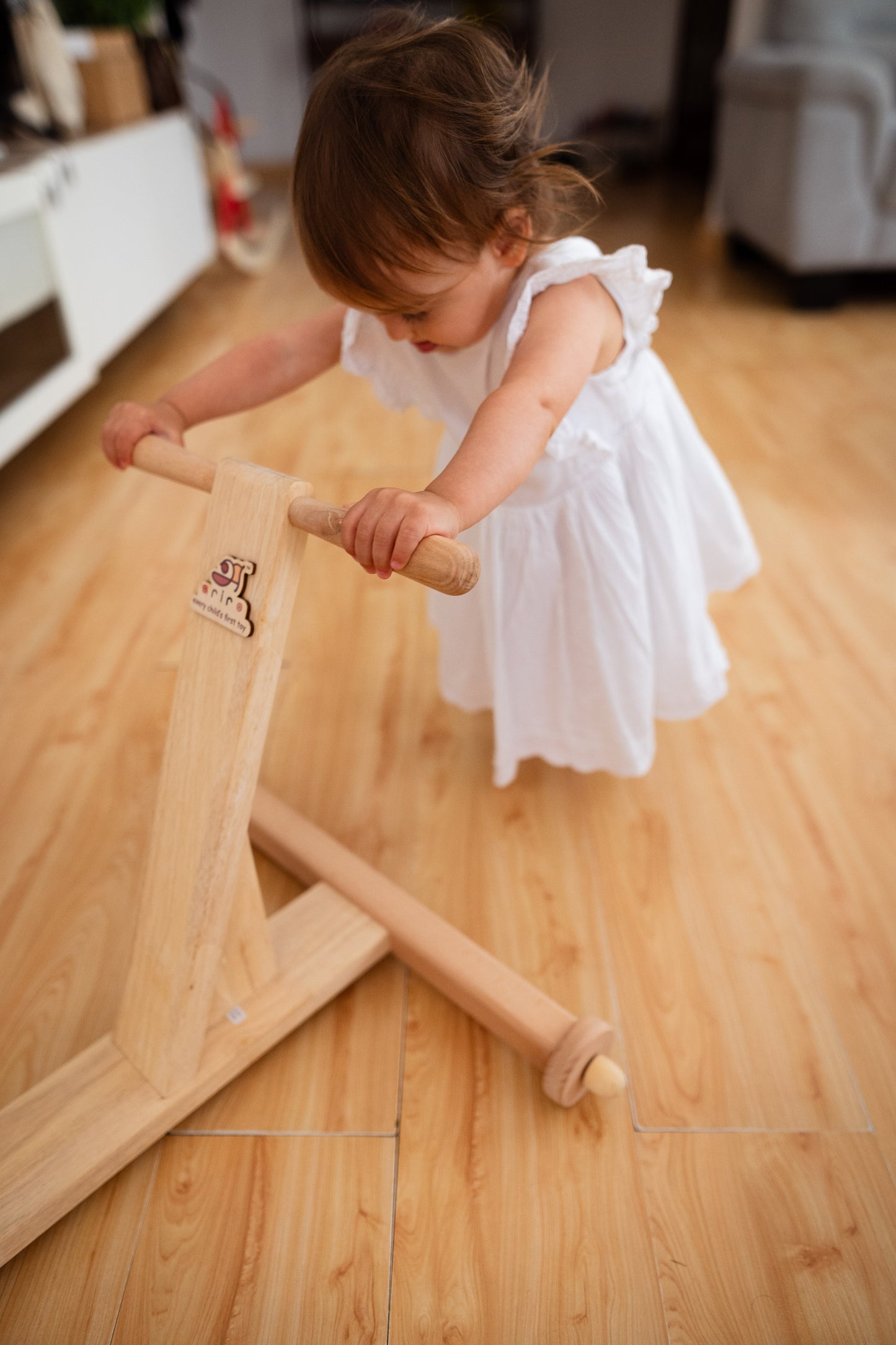 Toddler Starter Bundle | Learning Tower, Push Wagon & Wooden Animal Set | Montessori inspired Eco-Friendly & Safe